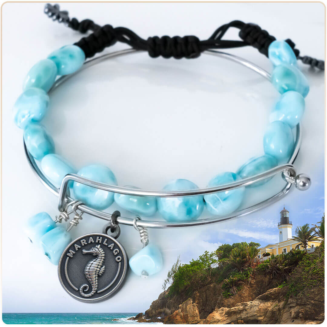 marahlago larimar Bracelet Gift Set jewelry