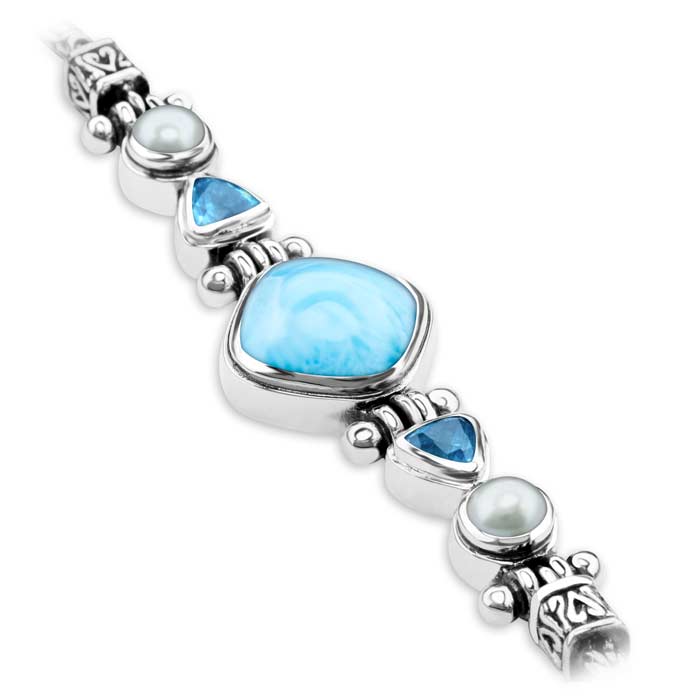 marahlago larimar Azure Cushion Larimar Bracelet jewelry