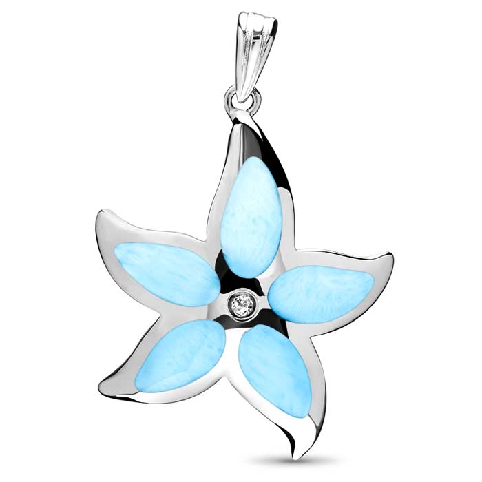 marahlago larimar Starfish Larimar Necklace jewelry