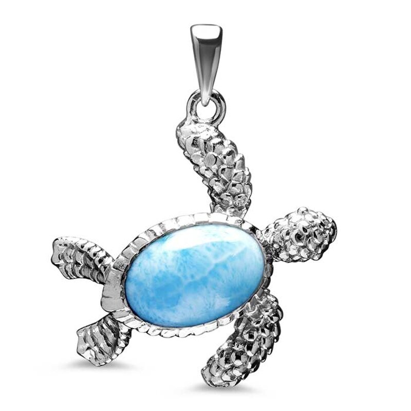 marahlago larimar Turtle Larimar Necklace jewelry